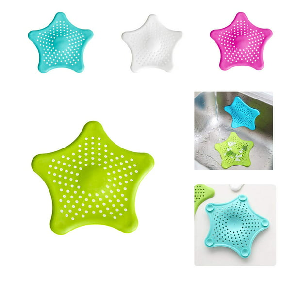 4PCS Kitchen Sink Stopper Hair Stopper Bath Catcher Sink Strainer Cover Tool 